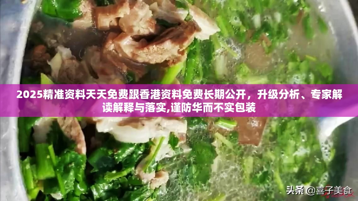 2025精准资料天天免费跟香港资料免费长期公开，升级分析、专家解读解释与落实,谨防华而不实包装