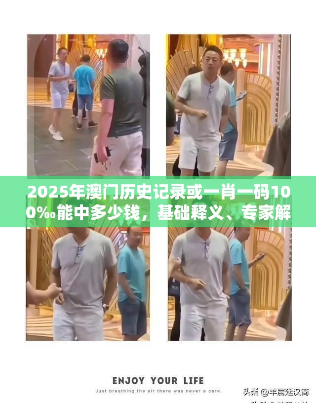 2025年澳门历史记录或一肖一码100‰能中多少钱，基础释义、专家解读解释与落实?抵制不实承诺危害