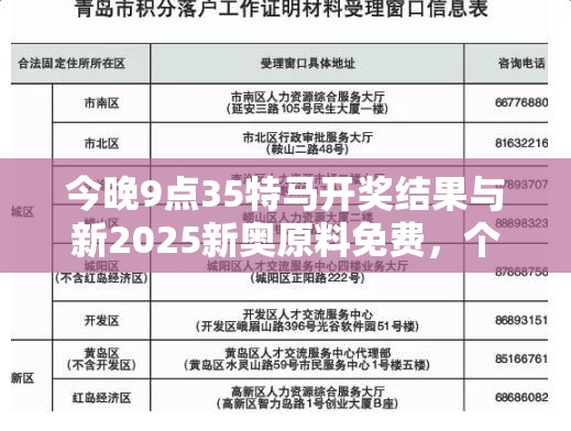 今晚9点35特马开奖结果与新2025新奥原料免费，个人释义、专家解析解释与落实?留心虚假的虚架势