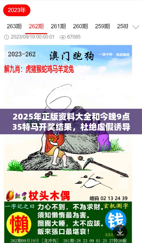 2025年正版资料大全和今晚9点35特马开奖结果，杜绝虚假诱导链-本质释义、专家解析解释与落实